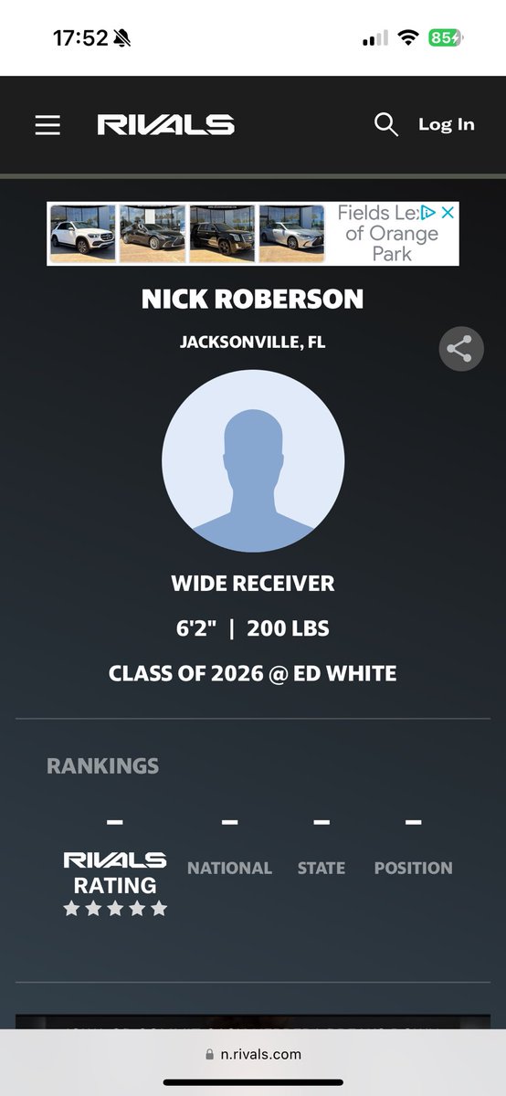 Nick Roberson 2026 WR (@nickroberson_) on Twitter photo Blessed to receive a rivals profile. <a href="/Rivals/">Rivals</a> <a href="/dp1305/">Coach Shawn Patterson</a> <a href="/Coach_LJ/">Coach Johnson</a> <a href="/EdWhiteFootball/">Ed White Football</a> Blessed to receive a rivals profile. <a href="/Rivals/">Rivals</a> <a href="/dp1305/">Coach Shawn Patterson</a> <a href="/Coach_LJ/">Coach Johnson</a> <a href="/EdWhiteFootball/">Ed White Football</a>