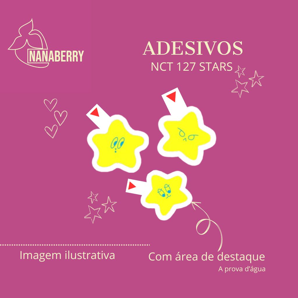 NanaberryStore's tweet photo. — NCTZen onlines? Estamos com novidades!!

Lançamos nossos primeiros adesivos no site, o NCT Stars, para conferir as fotos e opções, acesse nosso site!

CUPOM: SUPERMAR (R$20 de desconto) &amp; NANASPECIAL (1° compra)
🍓: https://t.co/zDYtbjNQq7

#NCT127 #Stickers #fanmade #KPOP https://t.co/Eae4inNzYe