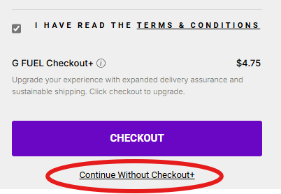 G FUEL® Customer Service tweet media