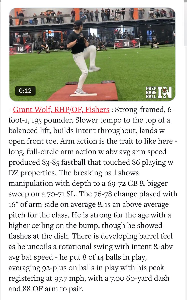 Grant wolf (@grantwolf2027) on Twitter photo Thank you <a href="/PrepBaseballIN/">Prep Baseball Indiana</a> and <a href="/CTrinkle23/">Cooper Trinkle</a> for the write up and recognition.
I canโt wait to show the work Iโve put in this season for the Fishers Tigers and Nitro Gold 16u. Thank you <a href="/PrepBaseballIN/">Prep Baseball Indiana</a> and <a href="/CTrinkle23/">Cooper Trinkle</a> for the write up and recognition.
I canโt wait to show the work Iโve put in this season for the Fishers Tigers and Nitro Gold 16u.