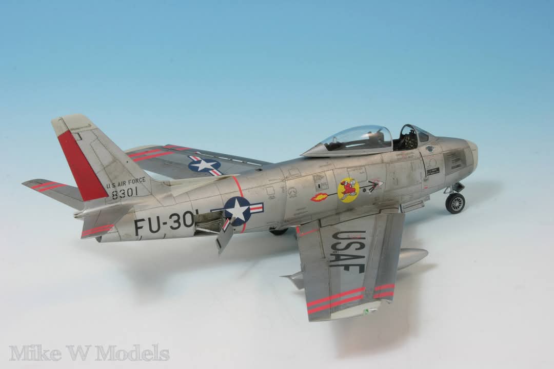 AchtAcht3's tweet photo. 【メーカー応援】
#Clearprop の作品紹介！Mike W Models氏は1/48 F-86Aセイバーに、同社純正のディテールパーツを仕込みました。塗装はタミヤとクレオスとのことですが、実感がすごい！エアフィックスモデルワールドマガジンに掲載されるとのことです。
#StandWithUkraine️ https://t.co/MAIImTedHT