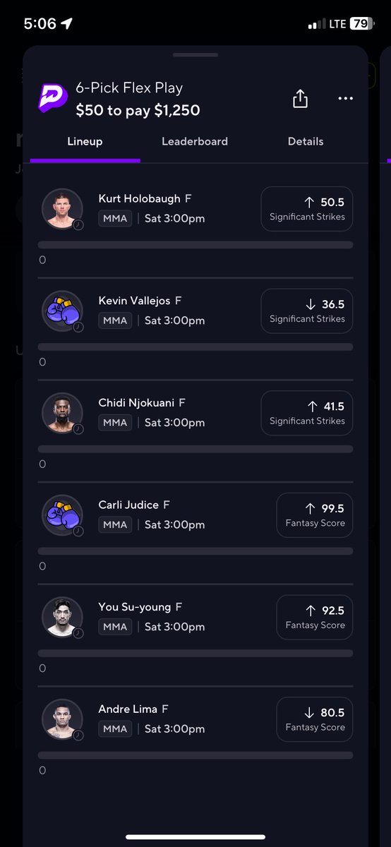 BosmanUFCPP (@bosmanufcpp) on Twitter photo Nailed the 6 pick PrizePicks UFC parlay for $1,250 last week. Gunna run it back this weekend
<a href="/PrizePicks/">PrizePicks</a> ##UFC Nailed the 6 pick PrizePicks UFC parlay for $1,250 last week. Gunna run it back this weekend
<a href="/PrizePicks/">PrizePicks</a> ##UFC