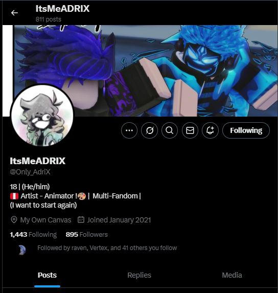 So it has came to my attention that Adrix (An artist of Sonic Legacy) has been following Lolicon Accounts.

Be advised of content posted in this thread.