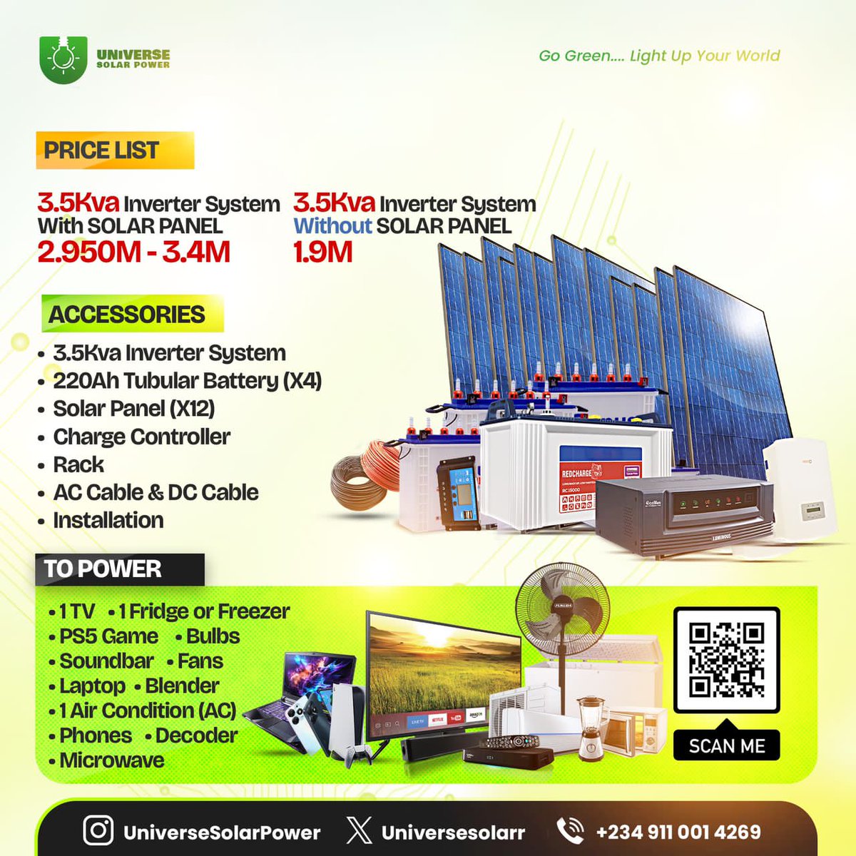 Universe Solar Power tweet media