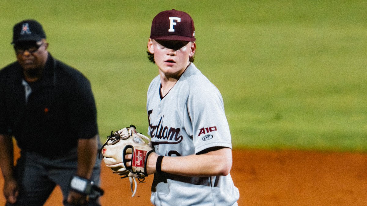 Hats off to Dowd &amp; Stewart as they limit GW to four hits in a 3-2 #A10BASE win!

📰: fordhamsports.com/news/2025/3/14…