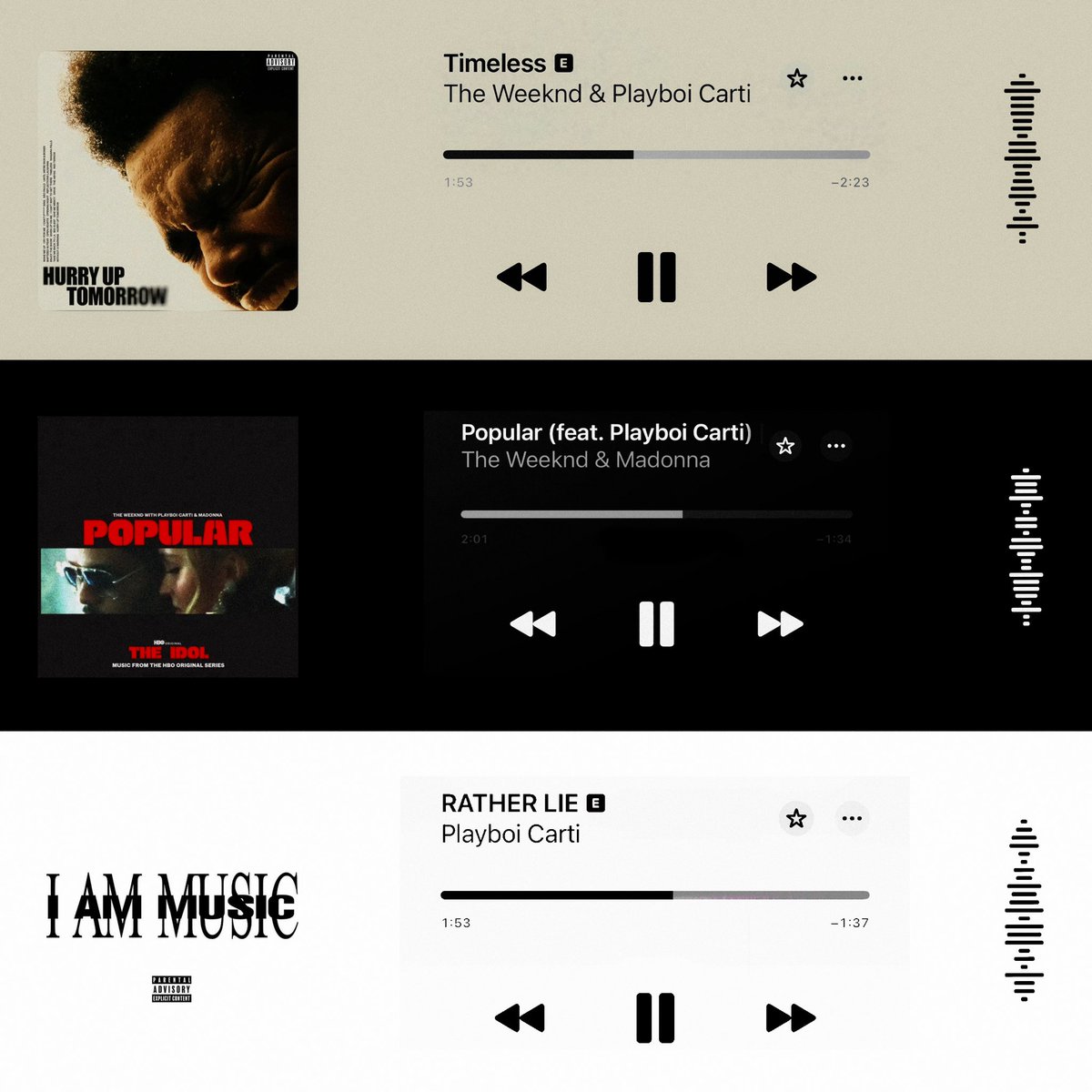 the weeknd &amp; playboi carti have never missed on a song.