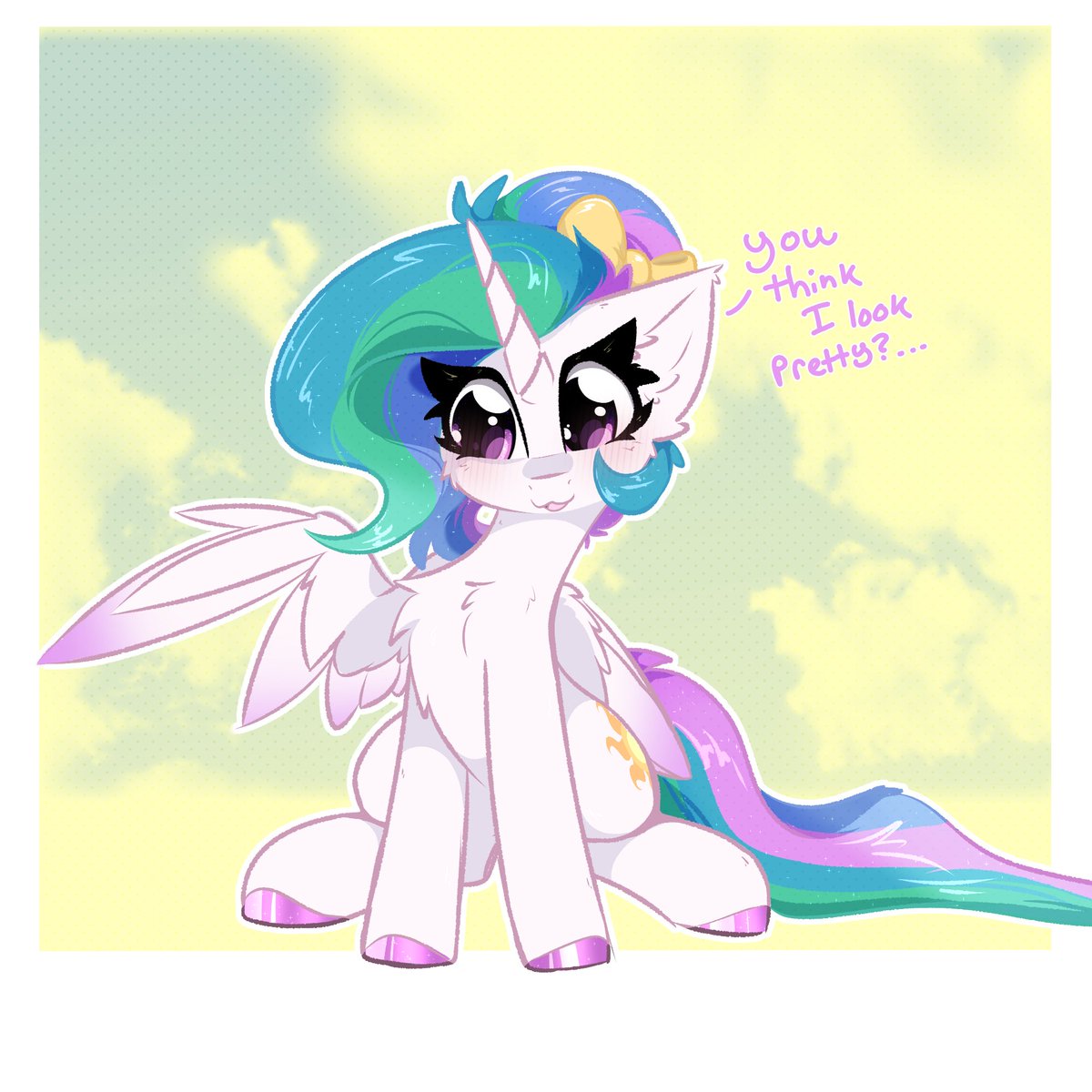 JubySkylines's tweet photo. ✨Even A princess gets flustered sometimes :3c ✨ https://t.co/OQtQq3iOao