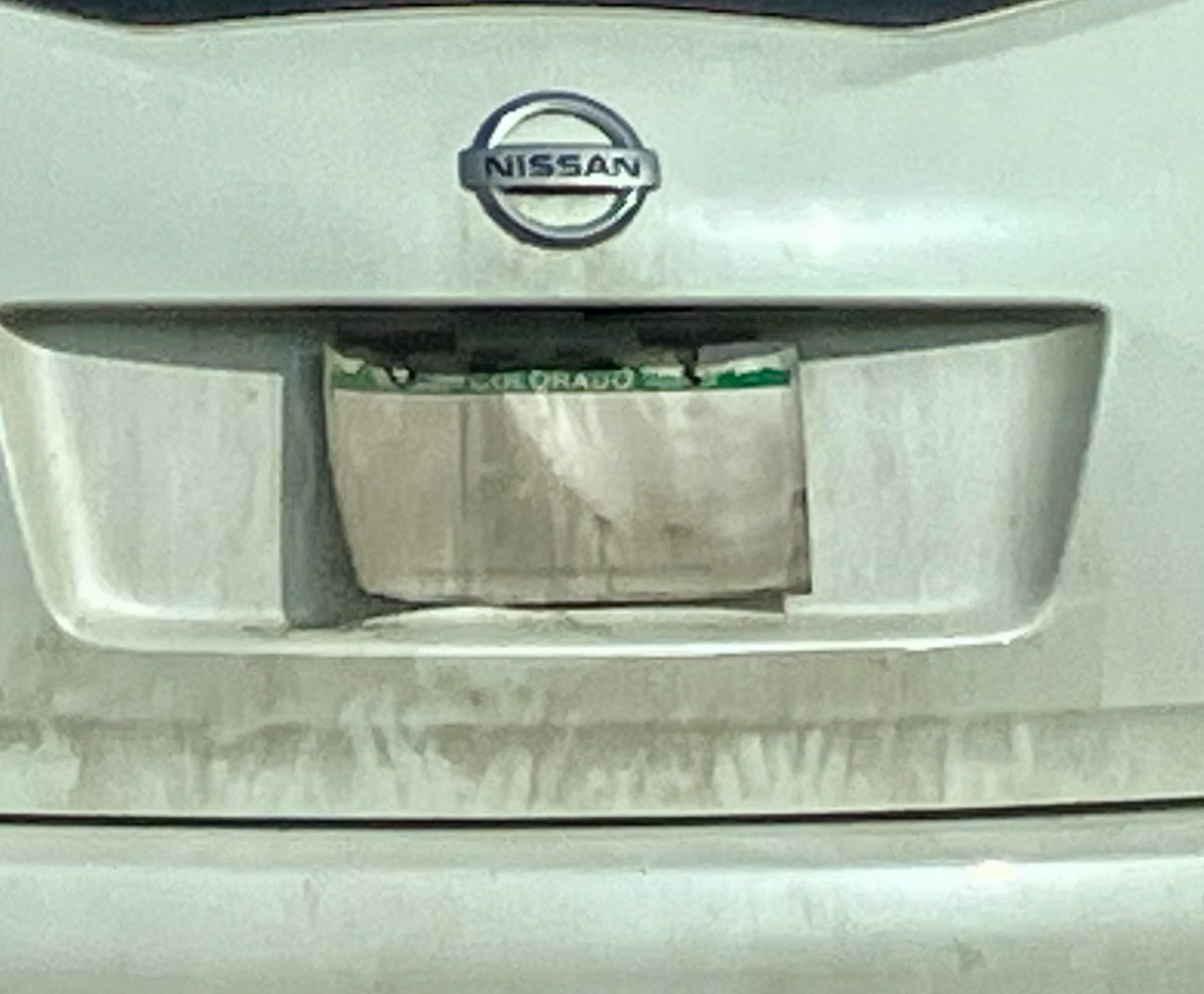 Check out the new invisible ink temporary tags.  One never has to actually pay for plates!
<a href="/channel2kwgn/">Channel 2 KWGN</a> <a href="/KenClarkTV/">Ken Clark</a> <a href="/channel2kwgn/">Channel 2 KWGN</a> <a href="/CodyCam/">cody white</a> <a href="/WendyBrockTV/">Wendy Brockman</a> <a href="/greg_nieto/">Gregory Nieto</a> <a href="/KirkYuhnke/">Rhymes with funky</a> <a href="/chris_tomer/">Chris Tomer</a> <a href="/chrisparente/">Chris Parente 🇺🇸</a>