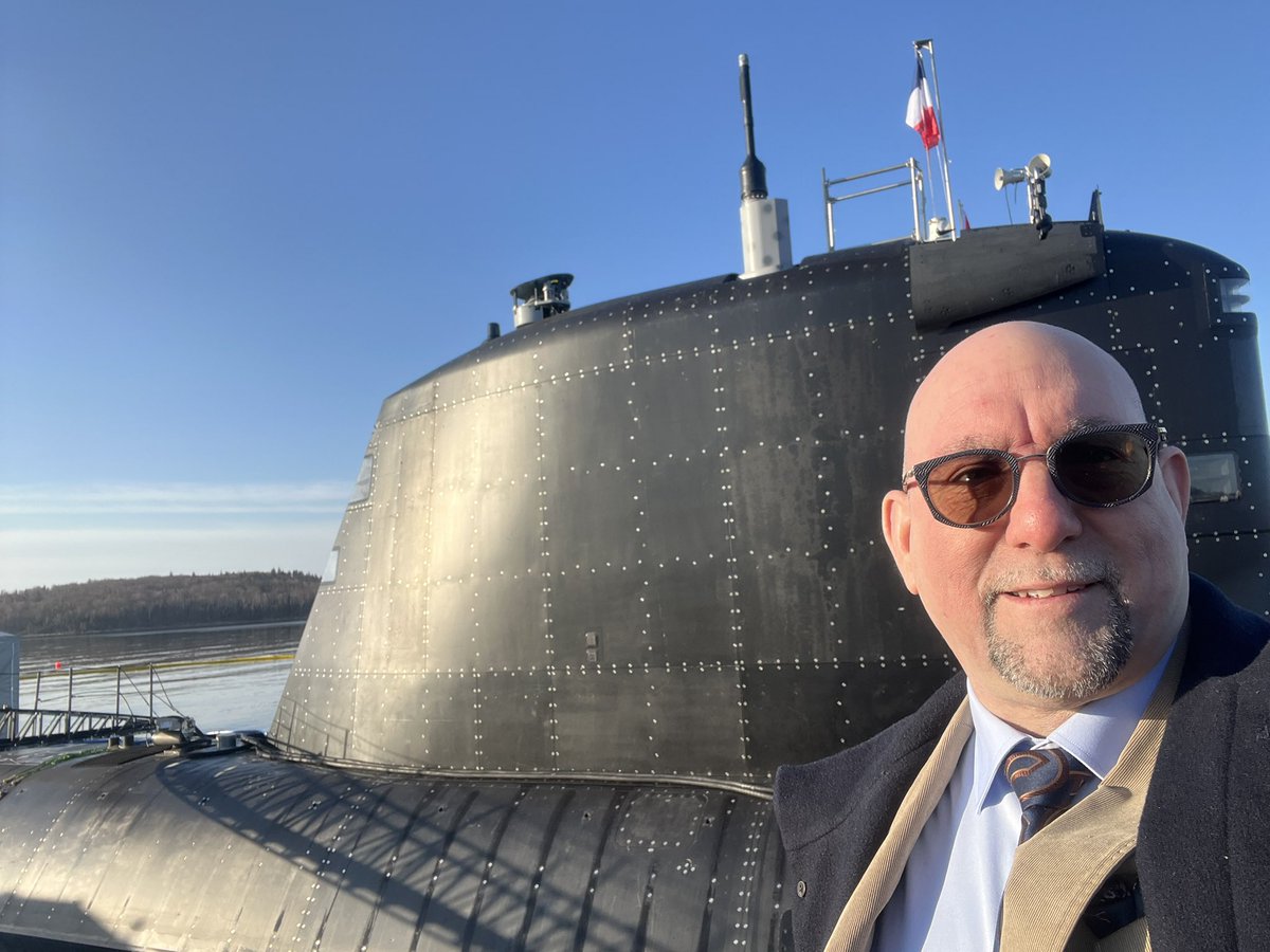 RYMazerolle's tweet photo. Privileged to have toured French submarine Tourville in Halifax. Hoping that Canada will acquire its new fleet from our trusted ally, France! - Privilégié d’avoir visité le sous-marin Français Tourville. J’espère que le Canada acquièrera sa nouvelle flotte de notre allié, France! https://t.co/NMlBrNTDQ0
