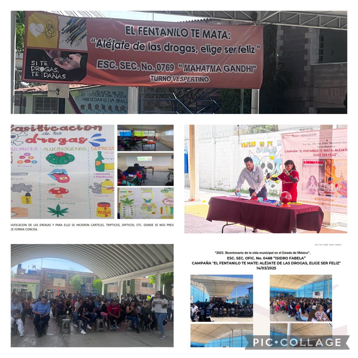 EscolarS096's tweet photo. #JornadaNacional De la escuela a la comunidad, Zona Escolar S096 de secundarias generales, Mun La Paz, Edomex . El fentanilo te mata . Aléjate de las drogas, elige ser feliz @sdominguezayala @SREBNeza @tvnorma @delfinagomeza https://t.co/WtOqlxW6O5