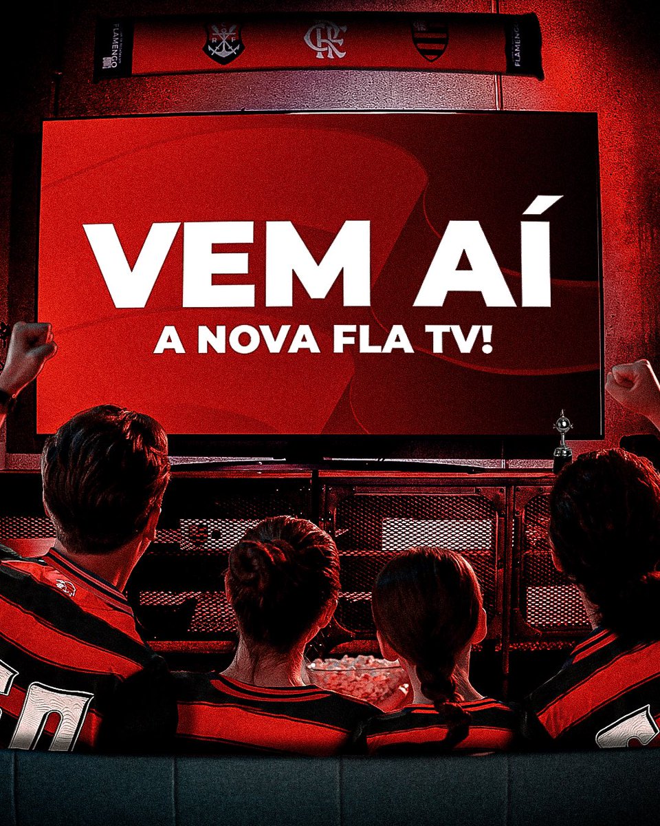 Flamengo's tweet photo. A nova Fla TV vem aí! 📺👀

https://t.co/a1wa4LTjCB https://t.co/pffsXWCfIJ