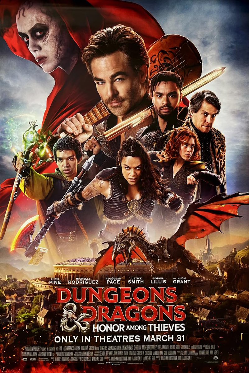 SkarletSkourge's tweet image. the keyword is 10/10 movies from Paramount Pictures released in March

#Novocaine #DnDMovie