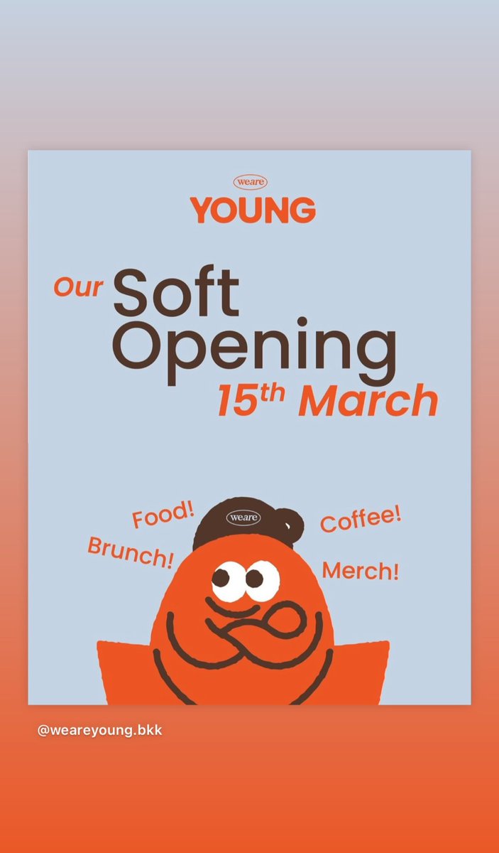 MewSuppasit Thailand (@mewsuppasitth) on Twitter photo 📸 IGS: MewSuppasit Update
🎉 Soft Opening Alert! 🎨☕ We’re finally here! Come sip, brunch & create with us—enjoy 30% off during 15th to 17th March! See you soon! #WeAreYoungCafe
<a href="/MSuppasit/">mewsuppasit</a>
#MewSuppasit
#มิวศุภศิษฏ์ 📸 IGS: MewSuppasit Update
🎉 Soft Opening Alert! 🎨☕ We’re finally here! Come sip, brunch & create with us—enjoy 30% off during 15th to 17th March! See you soon! #WeAreYoungCafe
<a href="/MSuppasit/">mewsuppasit</a>
#MewSuppasit
#มิวศุภศิษฏ์