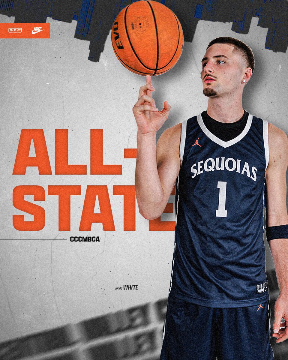 College of the Sequoias MBB (@cosmbb) on Twitter photo CCMBCA All-State Team
6’5” G, <a href="/_daviswhite_/">Davis White</a>
Next stop: D1, Cal State Fullerton (Big West Conference)
#beGIANT 🍊 CCMBCA All-State Team
6’5” G, <a href="/_daviswhite_/">Davis White</a>
Next stop: D1, Cal State Fullerton (Big West Conference)
#beGIANT 🍊