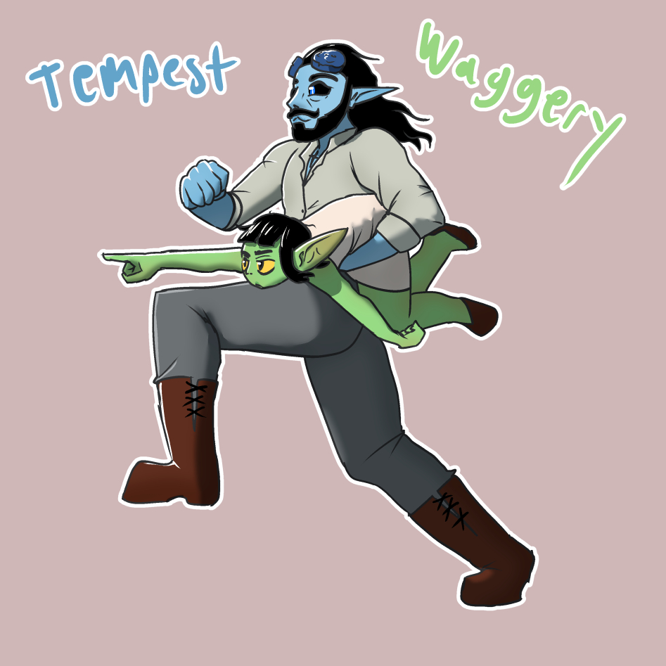CorruptedMuse (Commissions Open) (@acorruptedmuse) on Twitter photo Drew <a href="/Elanstration/">elandrawssometimes.bsky.social</a> 's OCs Tempest and Waggery for an art trade! They have such a fun and cute dynamic. Drew <a href="/Elanstration/">elandrawssometimes.bsky.social</a> 's OCs Tempest and Waggery for an art trade! They have such a fun and cute dynamic.