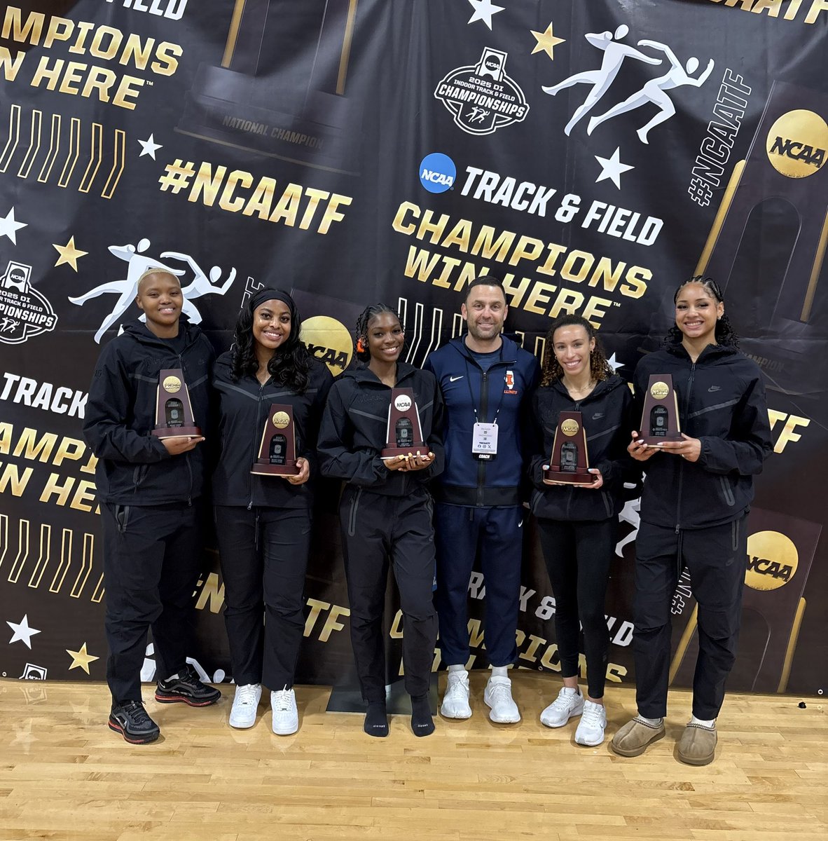 Great day 1 for the Illini 💙🧡women at NCAA Championship! Let’s finish strong tomorrow! #WhynotILL