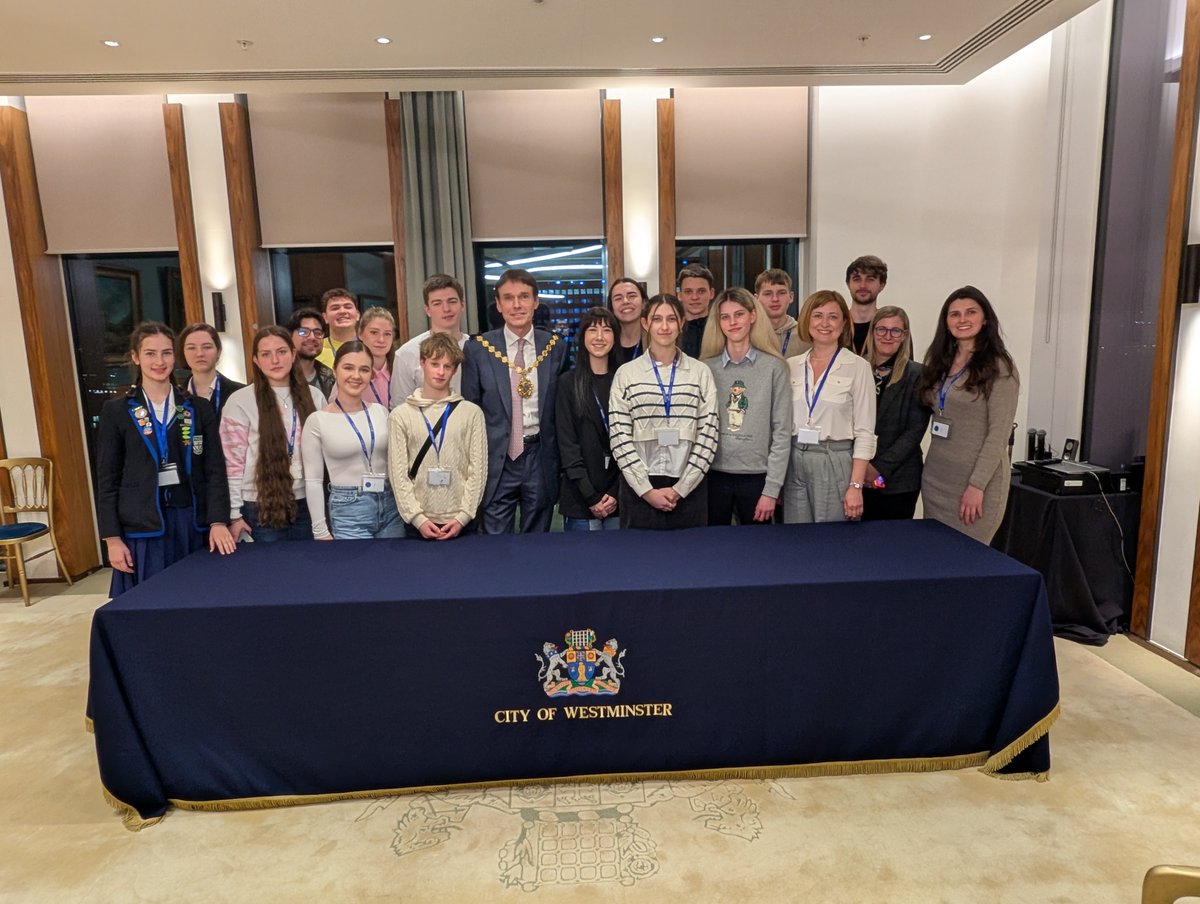 StMarysTrust's tweet photo. St. Mary’s Youth Council had an inspiring visit to the Lord Mayor’s Parlour in Westminster! 🏛️ Huge thanks to @LM_Westminster for a motivating speech on resilience &amp; limitless potential. 💙✨

With @OrysyaN, @InnaHryhorovyc1, @mykkuzmin. https://t.co/j5nXbmJJtC