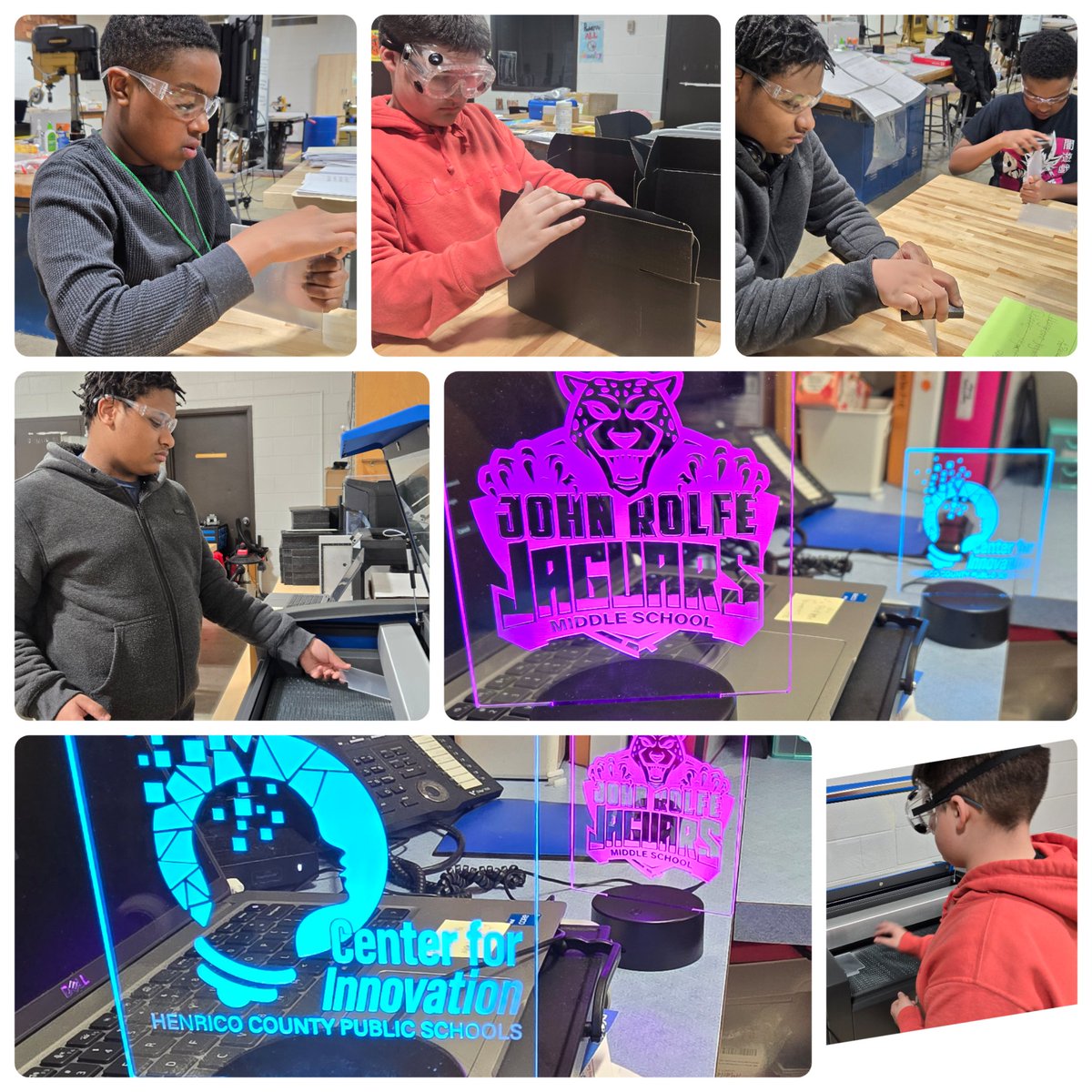 We did it! Since February, the <a href="/JohnRolfeMS/">John Rolfe Middle School</a> <a href="/VirginiaTSA/">Virginia TSA</a> chapter, working hard fulfilling fundraiser orders and support the <a href="/AmericanCancer/">American Cancer Society</a> Society. They learned how to use the laser engraver, deliver to teachers! <a href="/DarrylJ_86400/">Darryl Johnson</a> <a href="/MacBeaton2/">Mac Beaton</a> <a href="/VaEducatorWJC/">William J. Crowder, Jr., Ph.D., Ed.D.</a> <a href="/StooksD/">Dan Stooks</a> <a href="/DeiaChamp/">Deia Champ, Ed.D.</a>