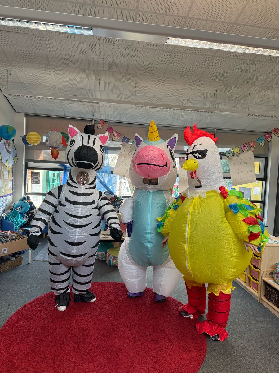 Some fantastic visitors this morning! We can’t wait for the character race next Friday for Comic Relief! 😎🔴 <a href="/comicrelief/">Comic Relief</a> <a href="/comicreliefsch/">Comic Relief Schools</a> <a href="/JosephLockePS/">Joseph Locke Primary</a>