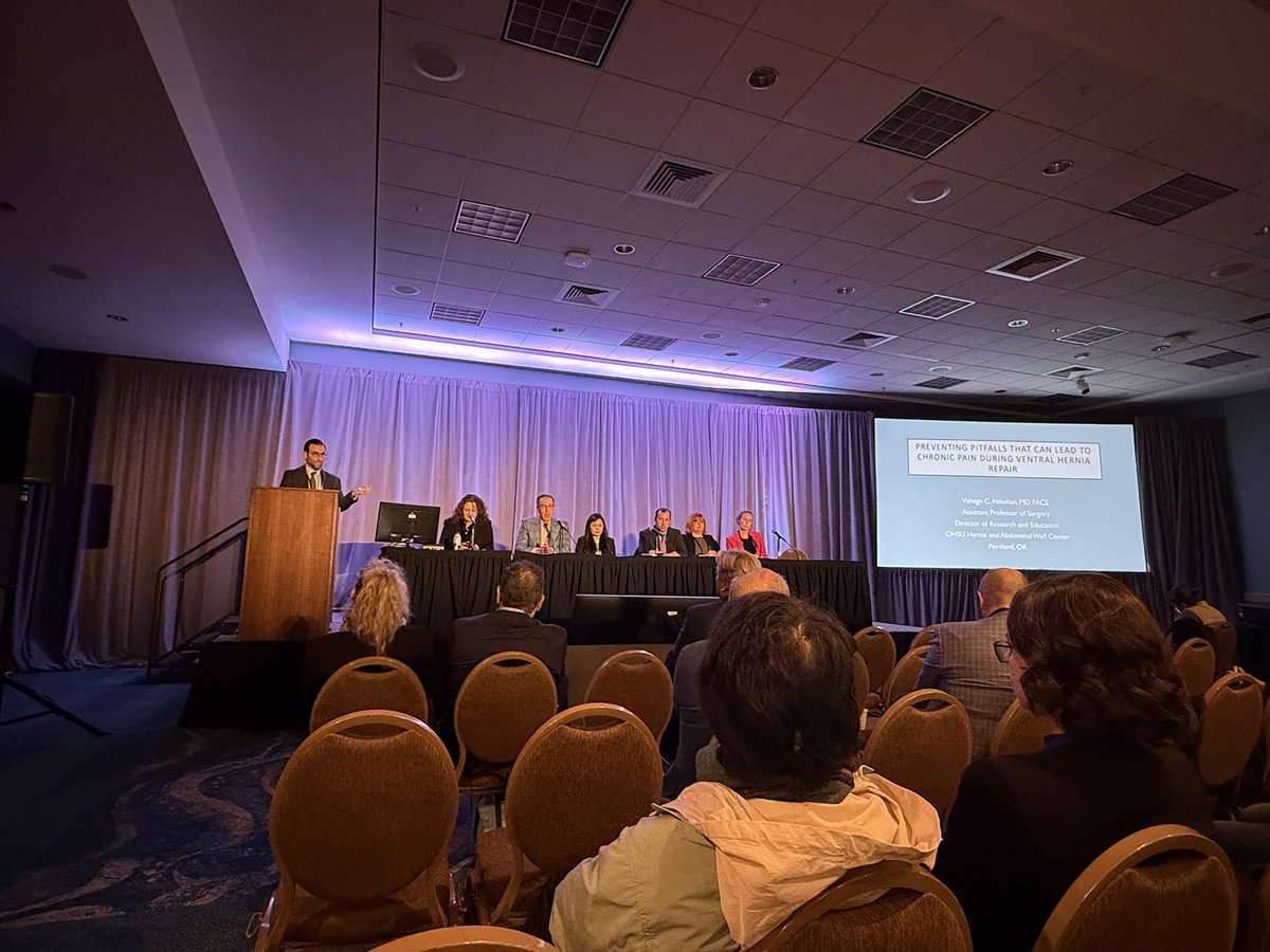 Maggie Bosley, MD (@mbosleymd) on Twitter photo <a href="/VNikolian/">Vahagn C. Nikolian, MD</a> giving us pearls on how to avoid chronic pain in ventral hernia repair. Lucky I get to pick his brain regularly (daily) <a href="/VNikolian/">Vahagn C. Nikolian, MD</a> giving us pearls on how to avoid chronic pain in ventral hernia repair. Lucky I get to pick his brain regularly (daily)