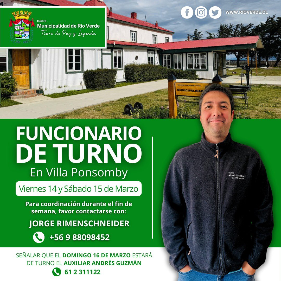 Ilustre Municipalidad de Río Verde tweet media