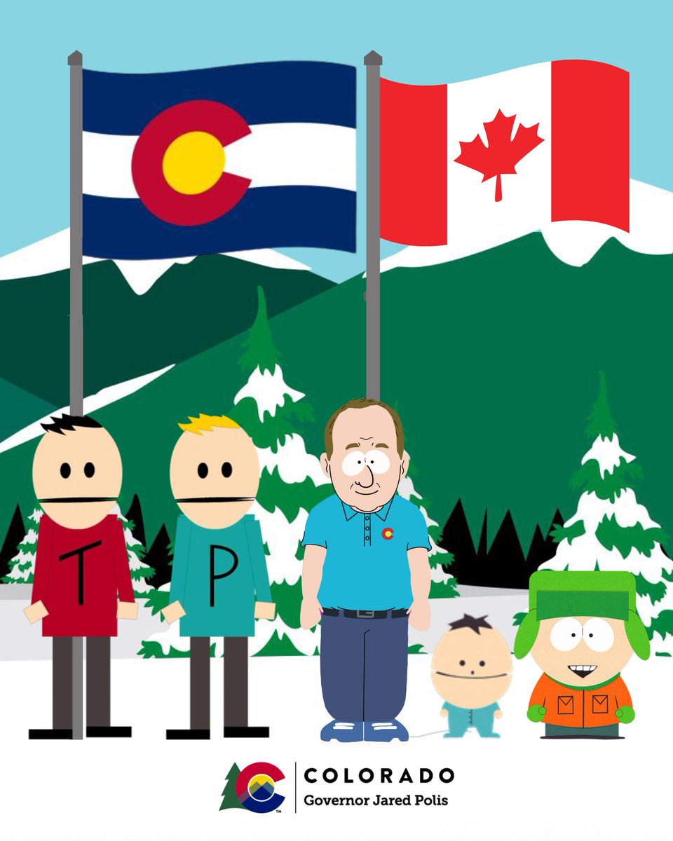 Governor Jared Polis (@govofco) on Twitter photo Our relationship with Canada brings vast benefits to Coloradansâfrom good-paying jobs to robust trade partnerships, tourists, and even prominent fictional characters in Coloradoâs famous show, <a href="/SouthPark/">South Park</a>. Ike Broflovski, Kyle Broflovski's adopted brother, is from Canada. Donât Our relationship with Canada brings vast benefits to Coloradansâfrom good-paying jobs to robust trade partnerships, tourists, and even prominent fictional characters in Coloradoâs famous show, <a href="/SouthPark/">South Park</a>. Ike Broflovski, Kyle Broflovski's adopted brother, is from Canada. Donât