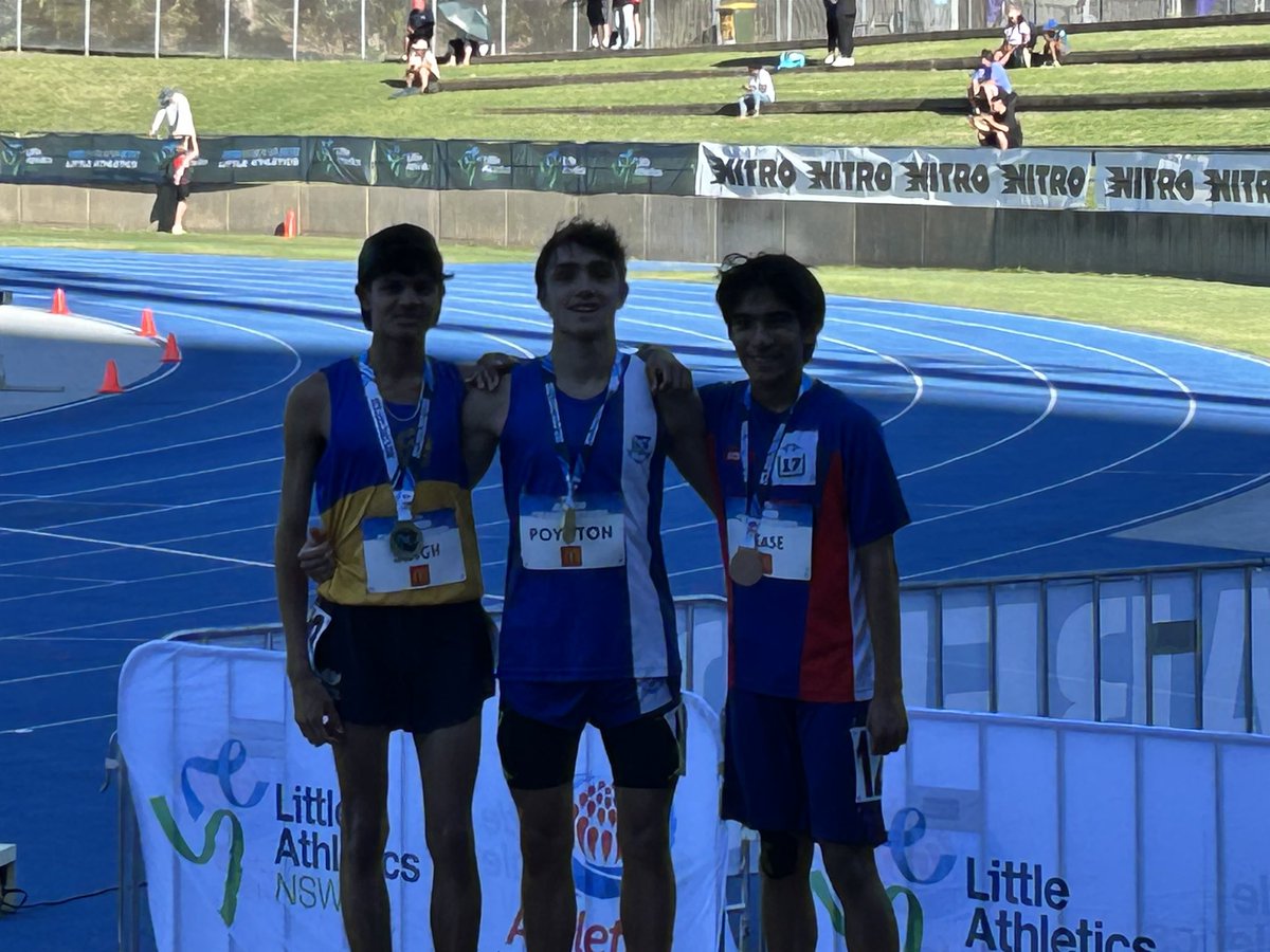 Congratulations to Thomas P for his 1st Place at the NSW STATE JR CHAMPIONSHIPS in the U18 Boys 2000m Steeplechase