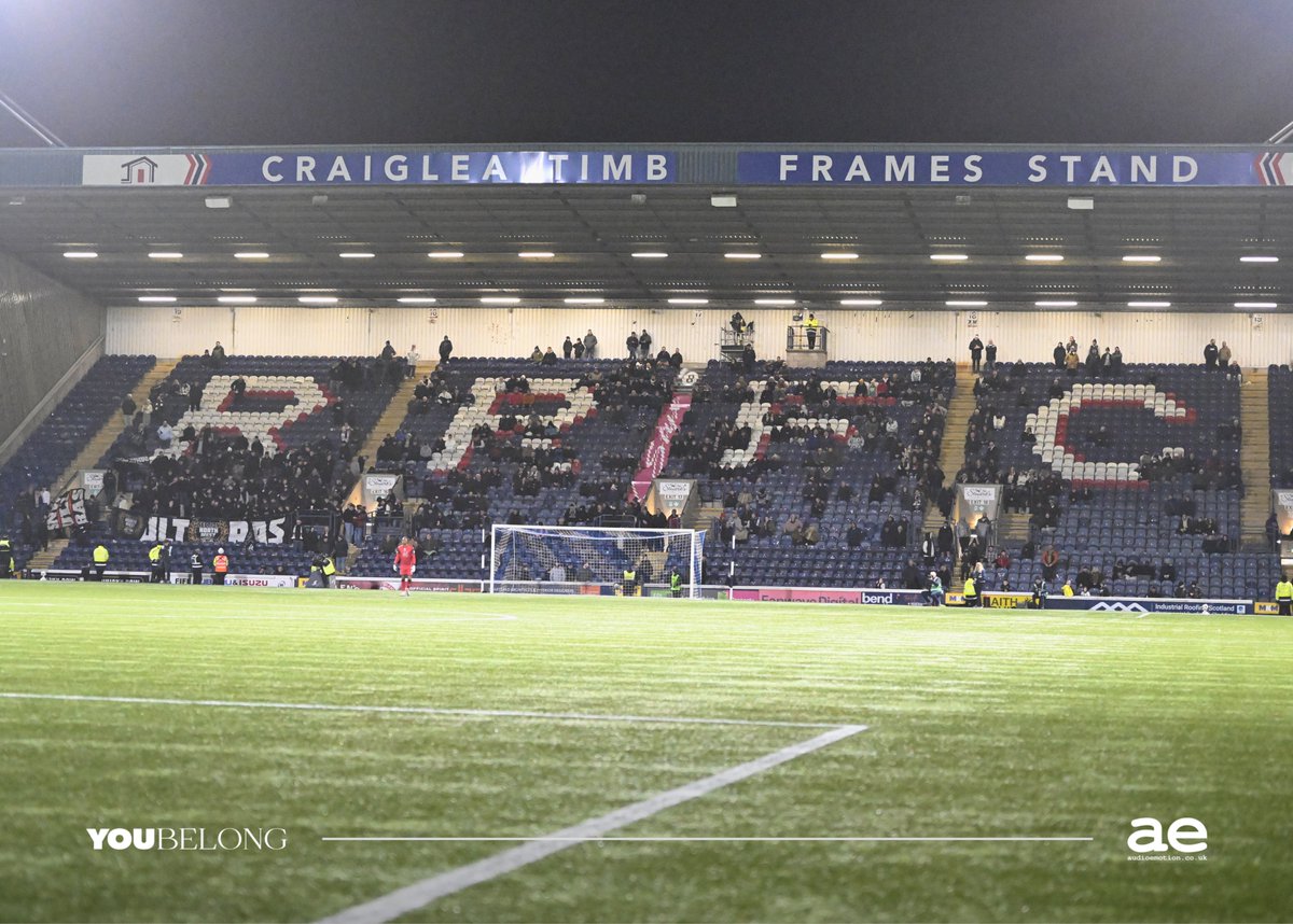 RaithRovers's tweet photo. Thanks to the Dunfermline fans who made the journey east tonight. https://t.co/15Lzv1gnSw