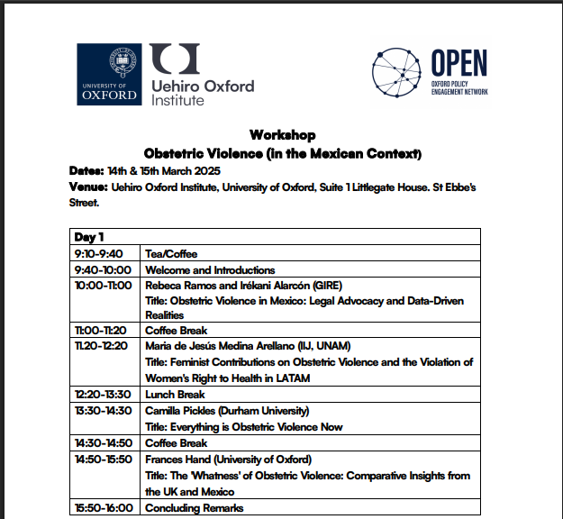Frances Hand (@franceshand_) on Twitter photo A really brilliant first day at the Obstetric Violence in the Mexican Context Workshop organised by <a href="/ethicsinthenews/">Uehiro Oxford Institute</a> and GIRE. It was a joy to talk about my work with such a wonderful bunch of people. Bring on Day 2! A really brilliant first day at the Obstetric Violence in the Mexican Context Workshop organised by <a href="/ethicsinthenews/">Uehiro Oxford Institute</a> and GIRE. It was a joy to talk about my work with such a wonderful bunch of people. Bring on Day 2!