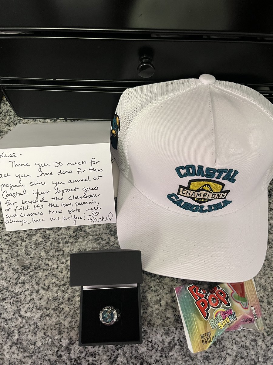 👀 look what came today!!! Thank you so much @coastalwlax!!! Wow- that was a season to remember forever!!🏆🏆 

I love and miss y’all so much!!!!🩵🩵

Chants Up!👌