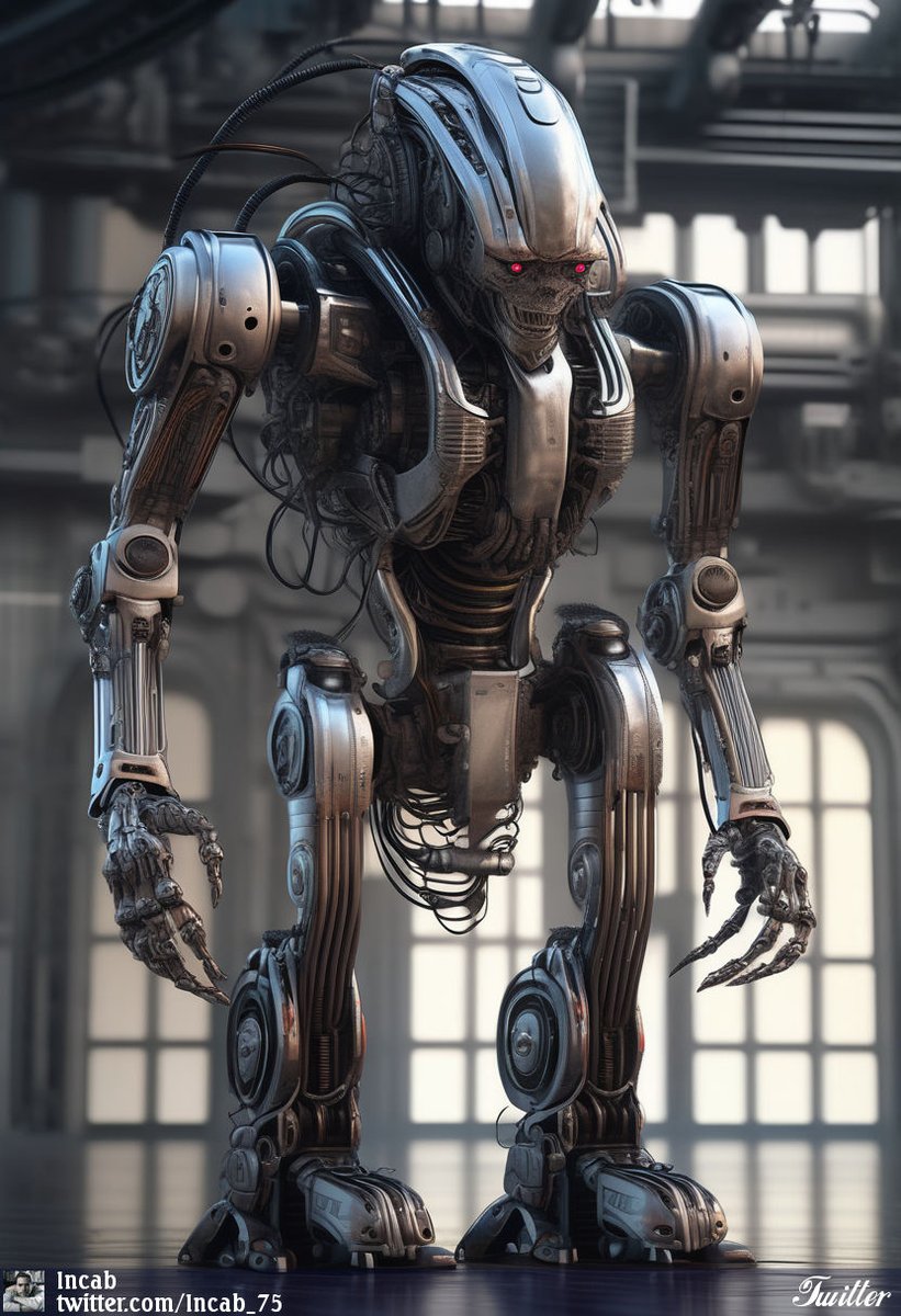 Incab_75's tweet photo. Artwork by Incab
#graphics #digitalart #AIArtwork #AIart #AIArtCommuity #stablediffusionart #fantasyart #scifi #robot #fantasy https://t.co/sVox7H8Ra4