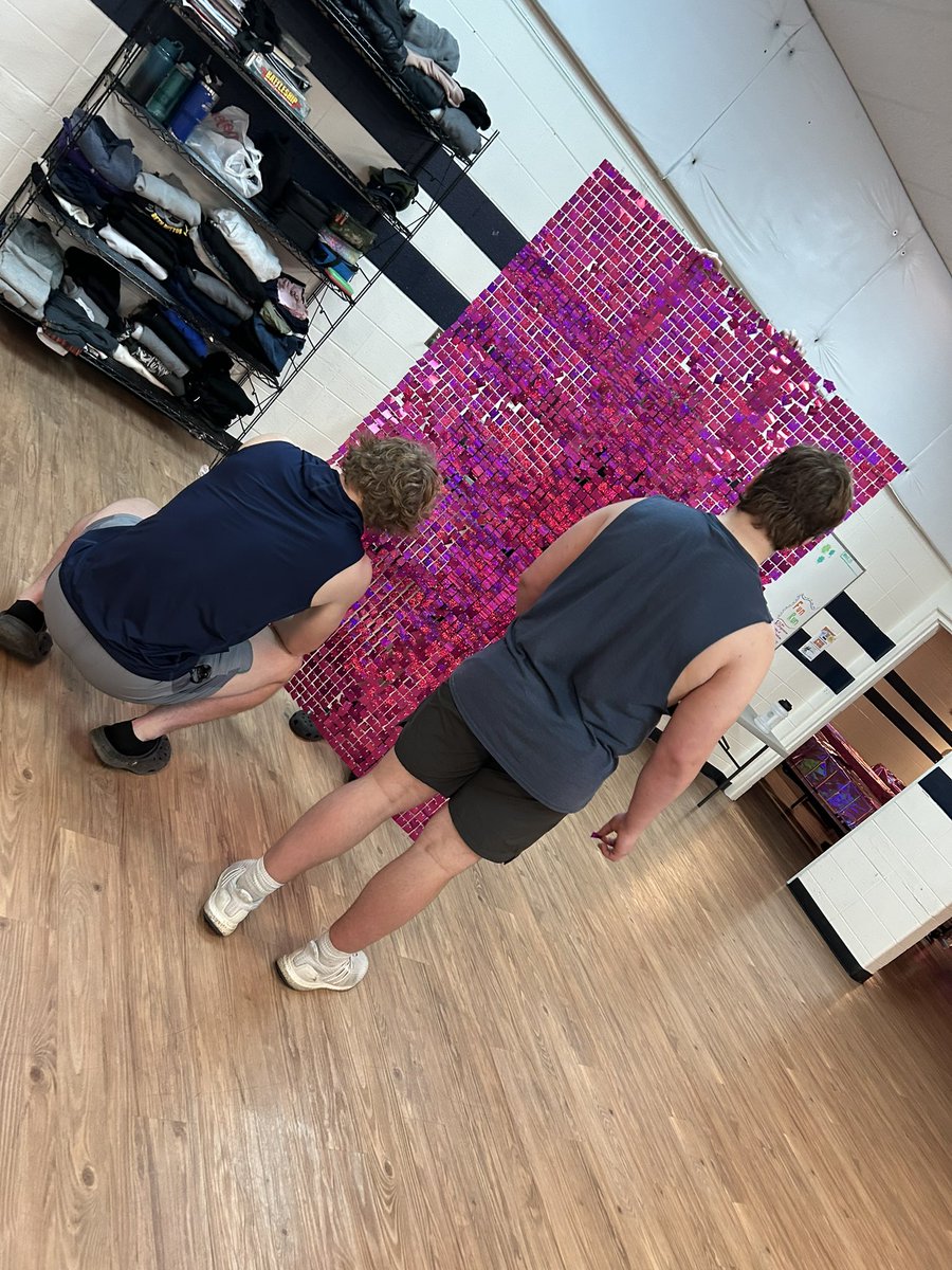 Great job finishing the week off strong! Got after it in the weight room and gave back to the community helping setup the Father Daughter Dance! Round two coming tomorrow! It’s not what WE do, it’s how WE do it!