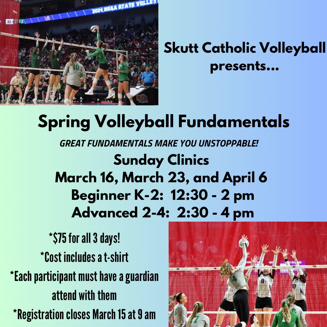 Last chance to register for Sunday Fundamentals! Registration closes tomorrow (March 15) at 9 am! Don’t miss out on a great opportunity to learn from the best!

forms.gle/6Act6rthav4Koc…