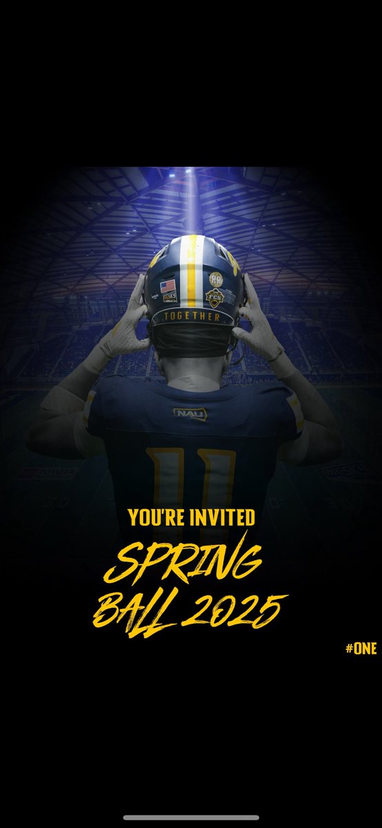 Looking forward to being there in a few weeks Thank you <a href="/TimRoschmann/">Tim Roschmann</a> <a href="/NAU_Football/">NAU Football</a>