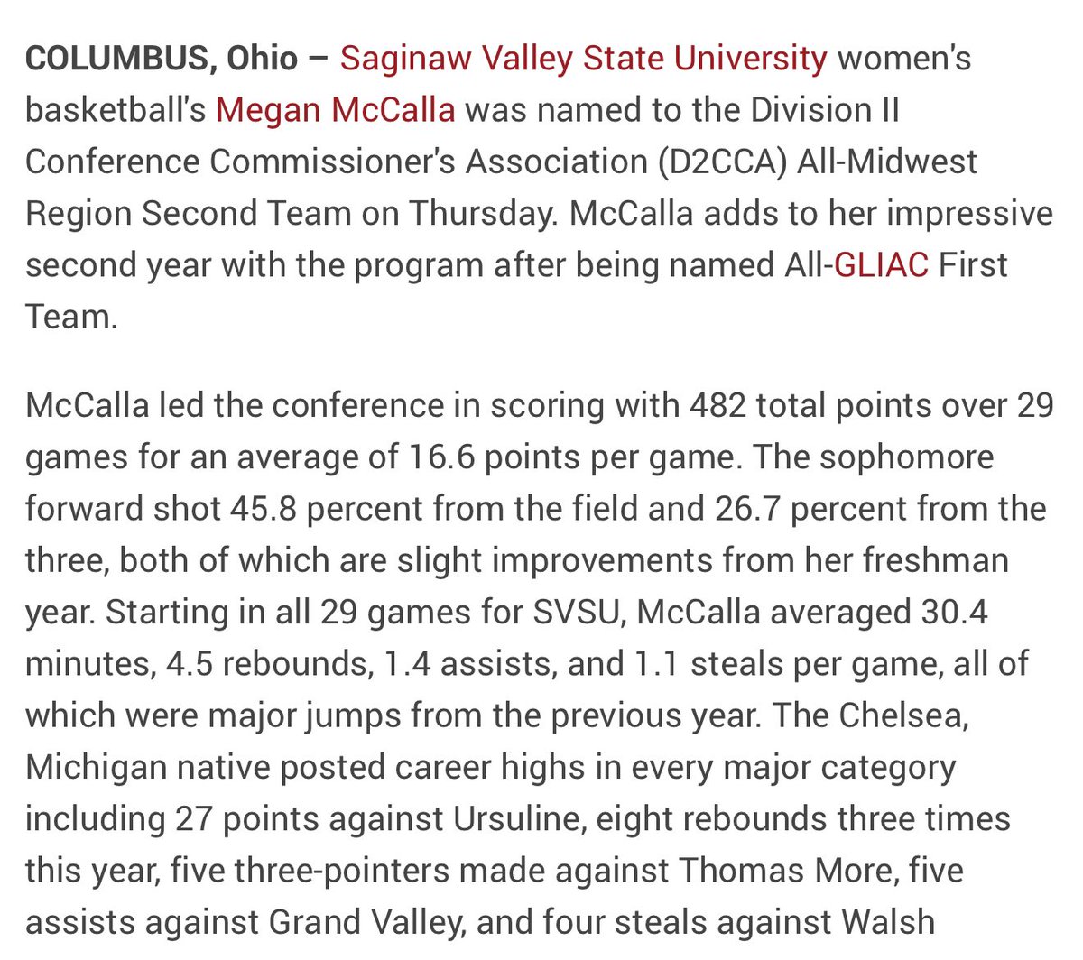 SVSU Women's Basketball tweet media