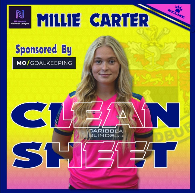 AFCSudburyWomen's tweet photo. A clean sheet for Millie 💛💙 https://t.co/hVjesR5Yw6