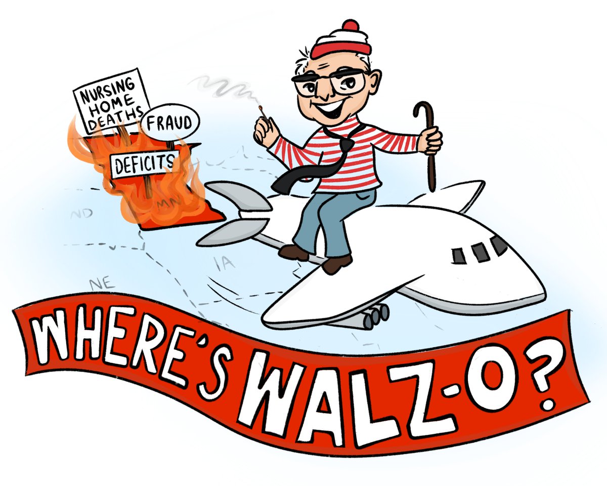 MCCL_org's tweet image. He has a $6 billion deficit, but is in Iowa today doing another state’s politics. You work for Minnesota, @Tim_Walz!