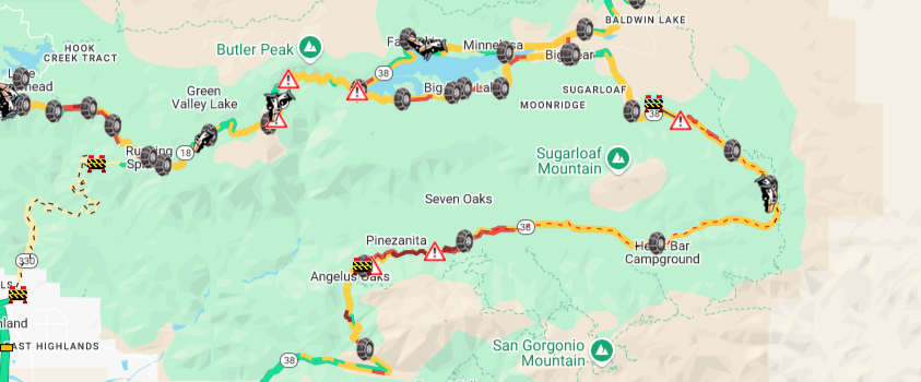 Caltrans District 8 tweet media