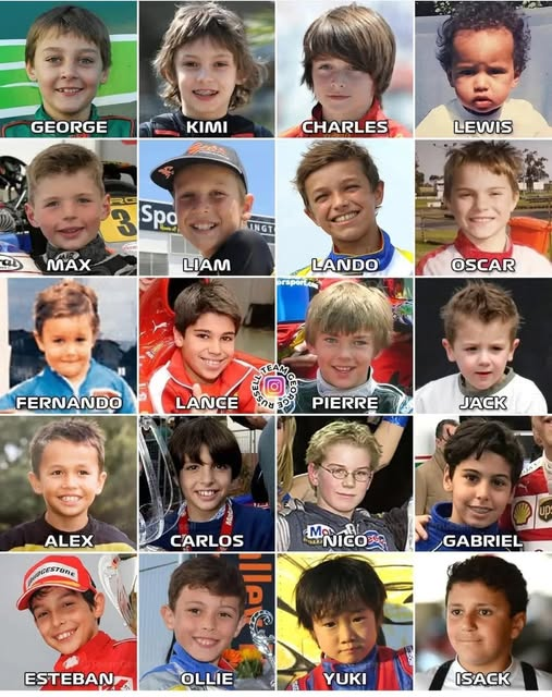 Os pequenos grandes pilotos! #Formula1 <a href="/F1/">Formula 1</a> <a href="/bandsports/">BandSports</a>