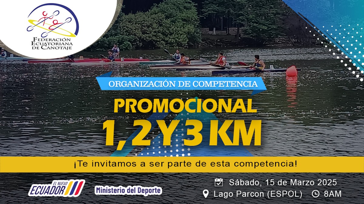 CanotajeEc's tweet photo. ¡Los esperamos!
Ven y apoya a nuestros atletas. https://t.co/k2MlbPonCu