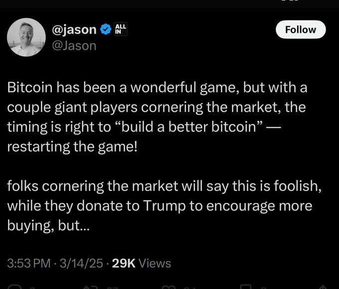 TFTC21's tweet photo. #Bitcoin already won. Cope harder. https://t.co/zkWCz1uoRN