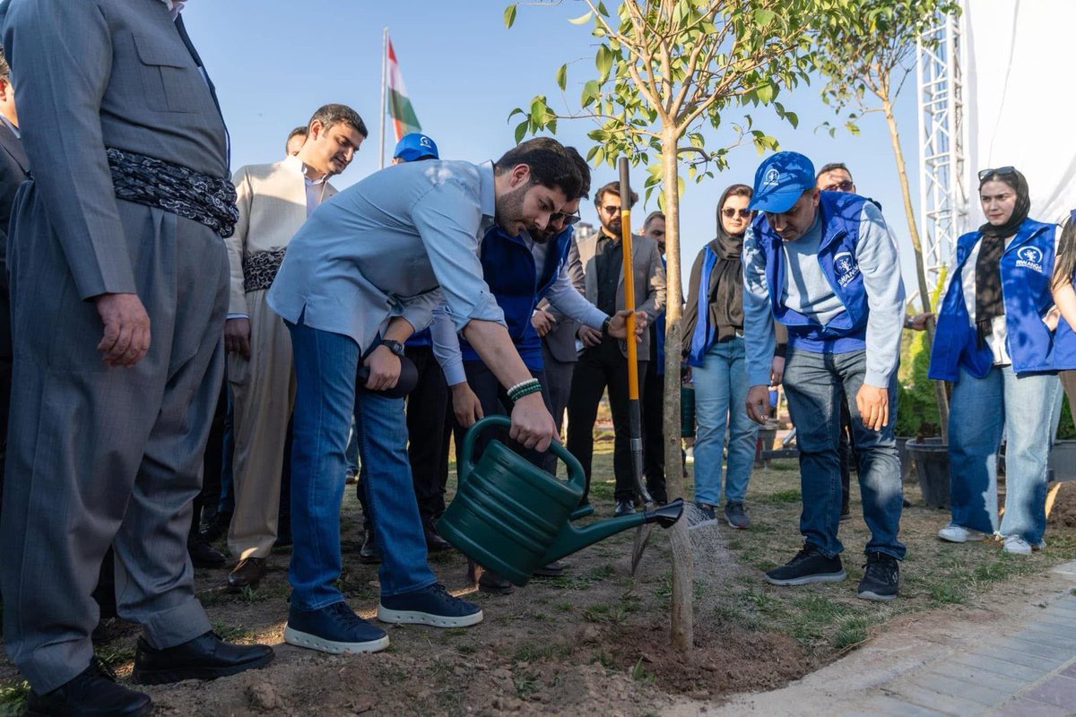 The Rwanga Foundation, under the leadership of its President, Idris Nechirvan Barzani, is at the forefront of reforestation efforts in the Kurdistan Region. 

As part of its 2025 agenda, the foundation aims to plant thousands of additional trees this year, contributing to a
