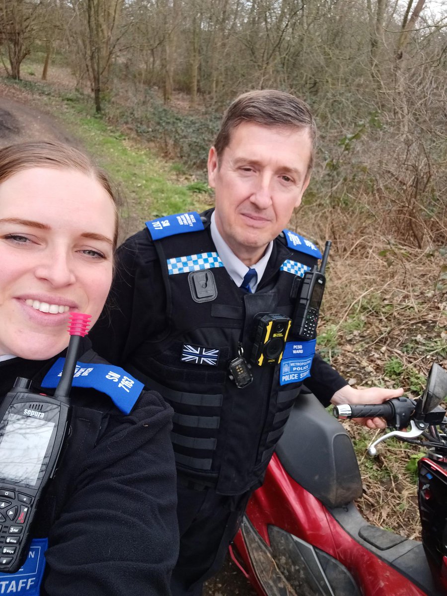 Hackbridge have been out patrolling the local parks and open spaces on the ward with help from our St Helier colleagues. So far three stolen mopeds have been found and returned to owners