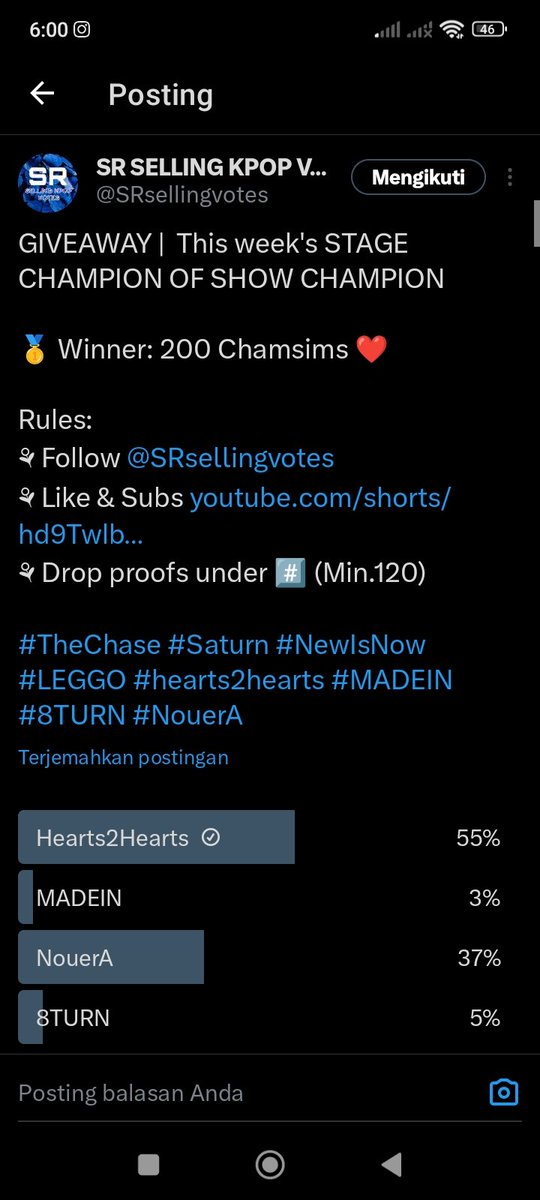 loverstoo2230's tweet photo. @SRsellingvotes Vote for #Hearts2Hearts https://t.co/dj9F3fkJBT