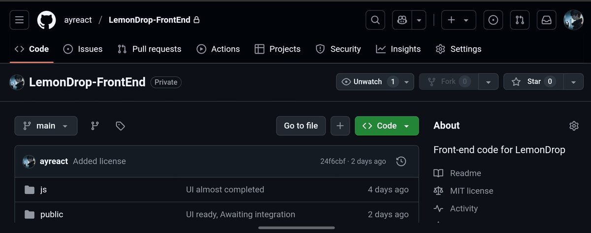 AY_REACT (@ay_react) on Twitter photo Had a long week staying locked in
I tried something new
React + vite + typescript(Front-end)
Django (Back-end)
I'm using both on one project and it has been really tough 😭
But I'm proud to say I had a productive week
It's day 65 of #100DaysOfCodeAndDesign with <a href="/gozkybrain4u/">Sarcastic Geek</a> Had a long week staying locked in
I tried something new
React + vite + typescript(Front-end)
Django (Back-end)
I'm using both on one project and it has been really tough 😭
But I'm proud to say I had a productive week
It's day 65 of #100DaysOfCodeAndDesign with <a href="/gozkybrain4u/">Sarcastic Geek</a>