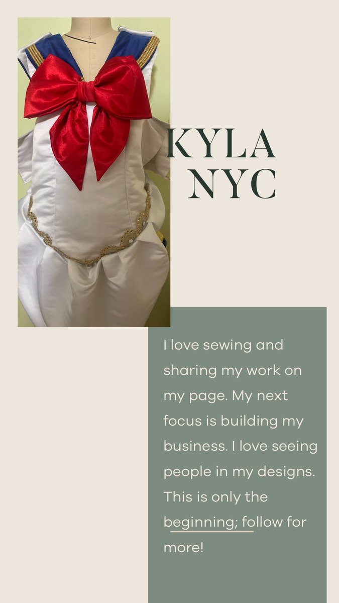 kylakola's tweet image. Follow @kylanyc_ on Instagram. 🧵 #Fashiondesigner #hatdesigner #clothingdesigner #costumedesigner