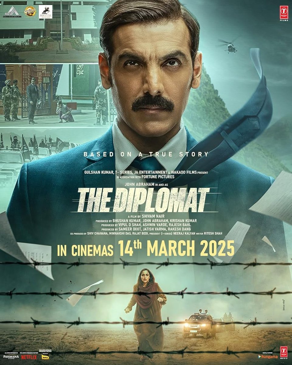 bollyproof's tweet photo. Just watched The Diplomat (2025)!

I thought it would be boring, but the first half was actually pretty tense and intriguing!

But the second half removed all the tension which was a big shame, so overall it was okay.

⭐️⭐️⭐️ out of 5!

#bollywood #JohnAbraham https://t.co/ESdYltdoqj