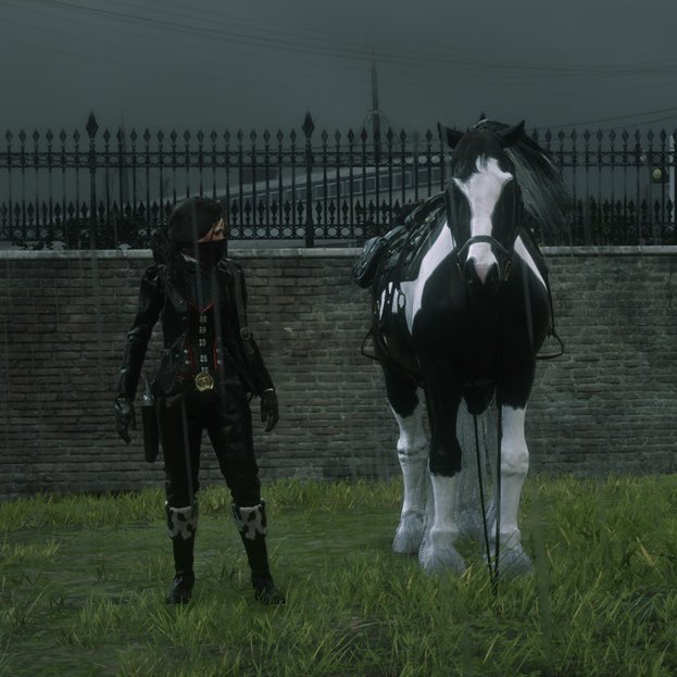 intergirlactic_'s tweet photo. Just a cowgirl and her horsey 😌 https://t.co/qgMrk156pT