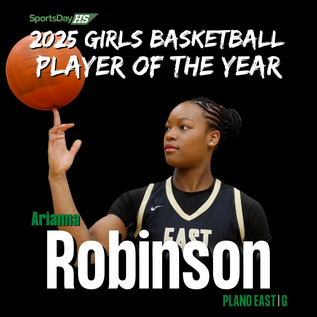 SportsDayHS (@sportsdayhs) on Twitter photo One hooper above the rest.
Plano East's <a href="/arirobinson_/">Arianna Robinson</a> is the 2025 Dallas-area girls basketball player of the year🔥
#txhsgbb
Read more: dallasnews.com/high-school-sp… One hooper above the rest.
Plano East's <a href="/arirobinson_/">Arianna Robinson</a> is the 2025 Dallas-area girls basketball player of the year🔥
#txhsgbb
Read more: dallasnews.com/high-school-sp…