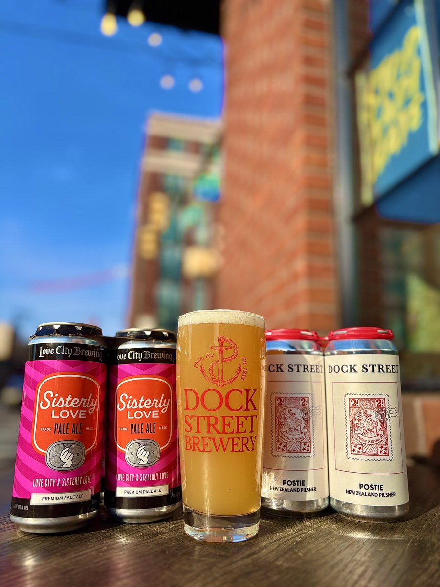 What a wonderful Woman's Day collab! We are so excited to announce we are carrying Sisterly Love, brewed @ Love City Brewery, as our featured beer this month! Grab a 4 pack of cans to go or a draft at the bar of this smooth bodied beer that has a beautiful juicy fruity finish.